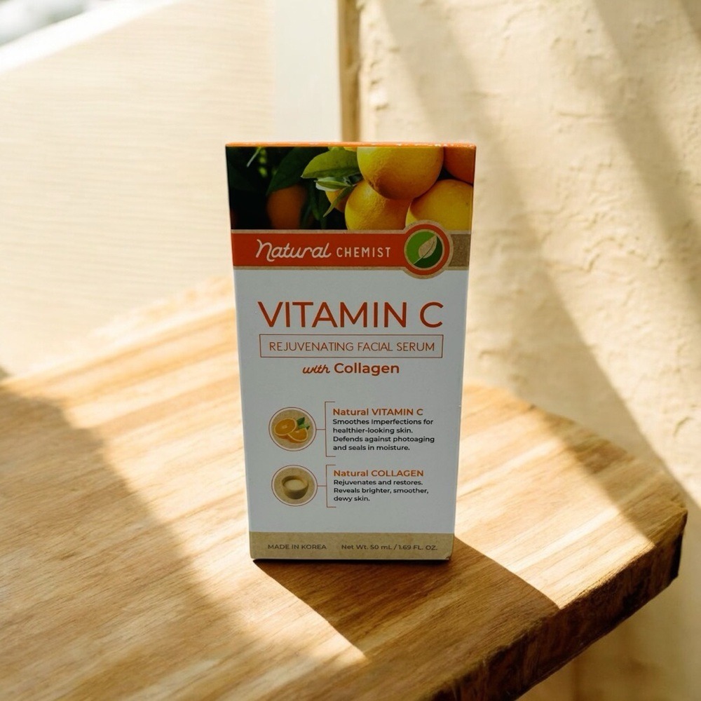 Natural Chemist Vitamin C Rejuvenating Facial Serum With‎ Collagen NEW